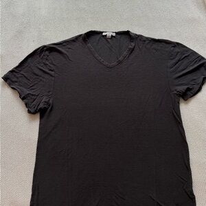 James Perse Black Short Sleeve Tee